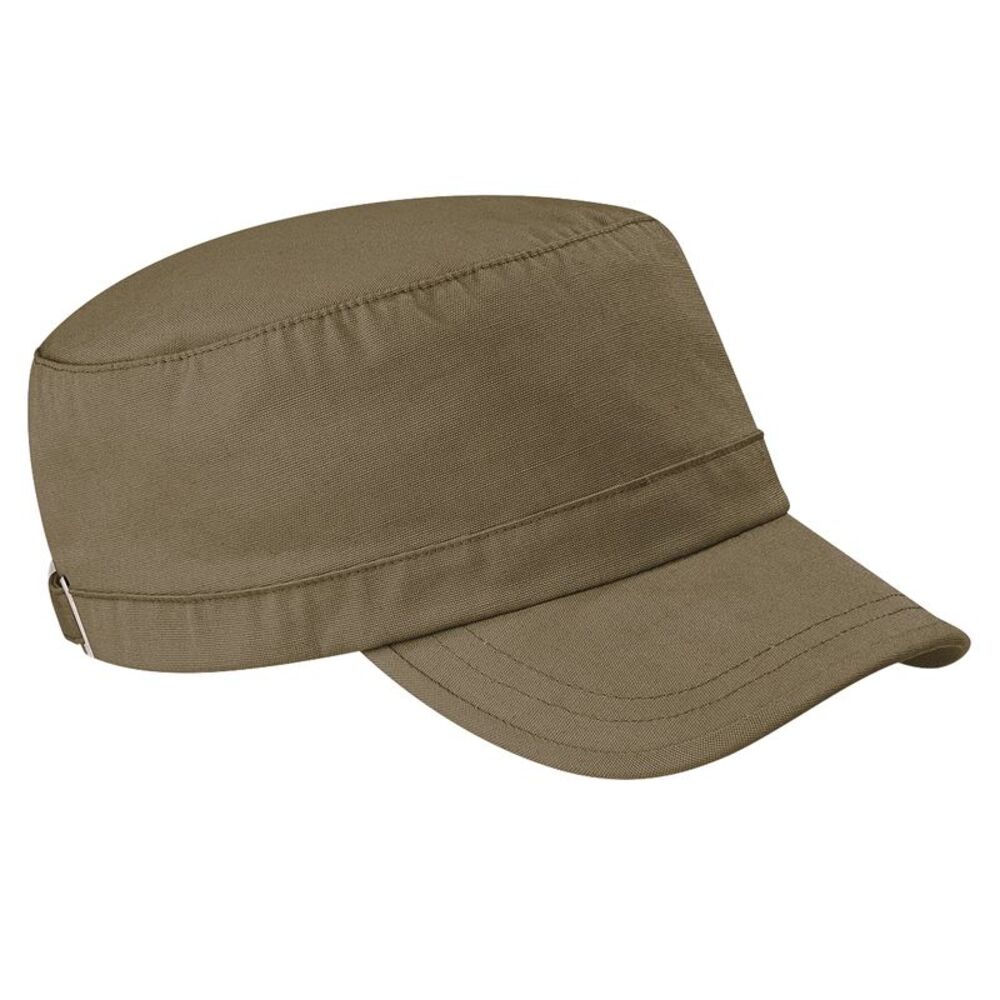 Beechfield Army Cap / Headwear (Pack of 2) / Khaki